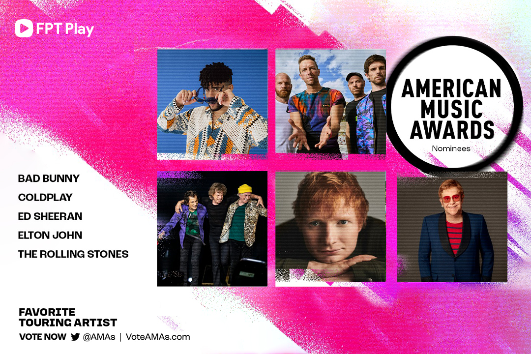 Nghệ sĩ  được yêu thích nhất tại Americans Music Awards 2022