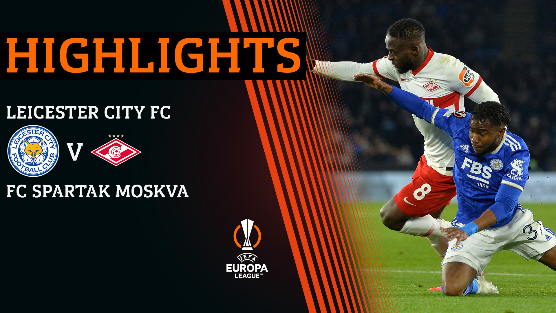 Leicester City - Spartak Moscow | Thiếu động lực - Highlights UEFA Europa League 2021/2022