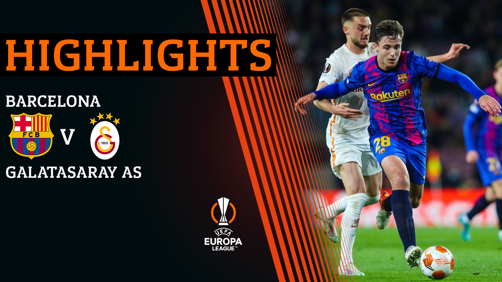 Barcelona - Galatasaray | Xavi hết phép - Highlights UEFA Europa League 2021/2022
