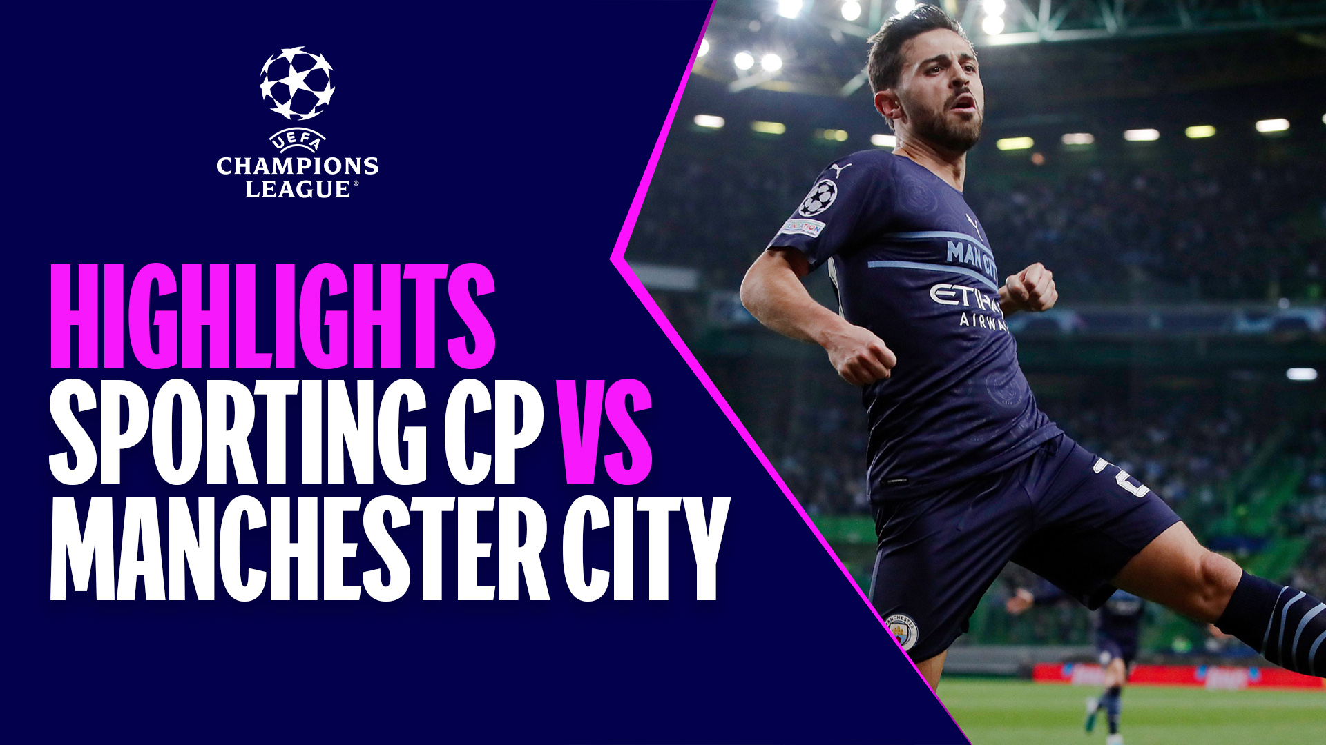 Sporting CP - Manchester City | Mưa Bàn Thắng - Highlights UEFA ...