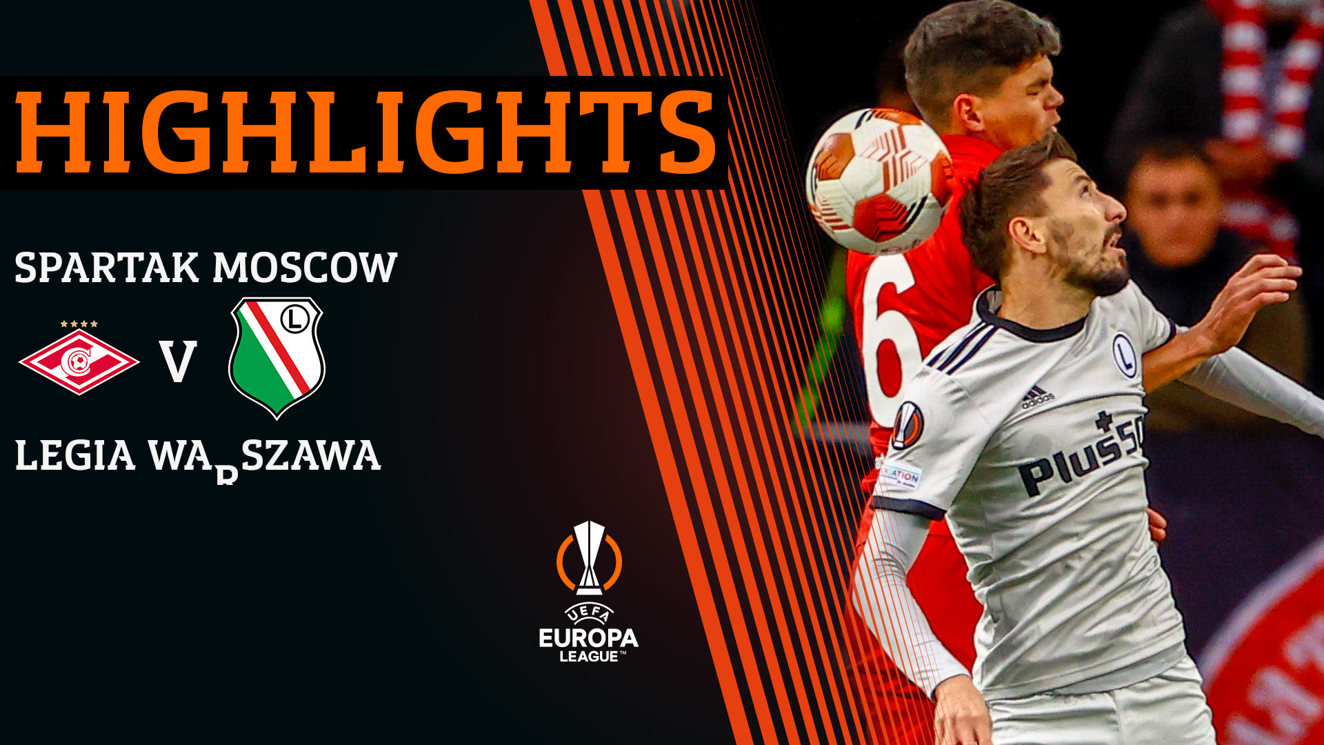 Spartak Moscow 0-1 Legia Warszawa | Chiến thắng bất ngờ - Highlights Europa League 2021/2022