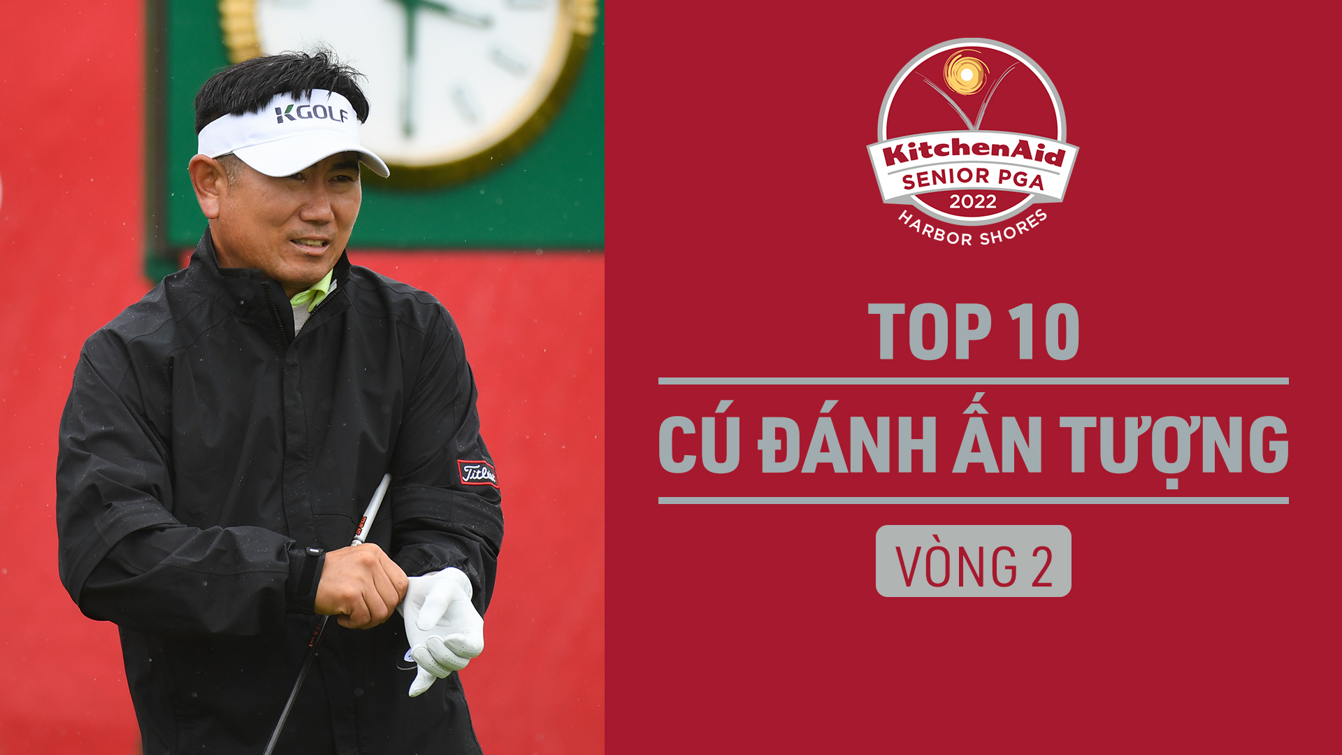 TOP 10 cú đánh ấn tượng vòng 2 KitchenAid Senior - PGA Championship