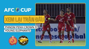 Phnom Penh Crown FC - Young Elephants | Xem lại trận đấu - AFC Cup 2022
