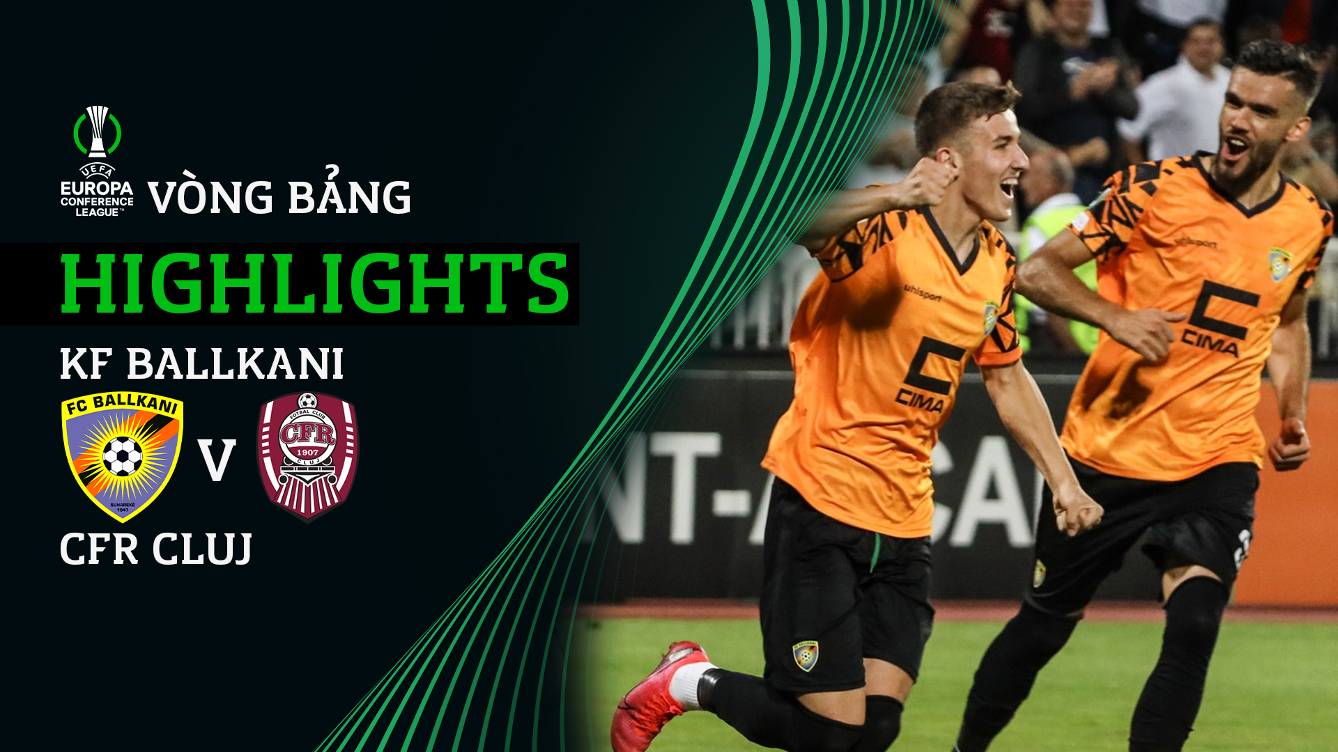 KF Ballkani - CFR Cluj Highlights - Conference League