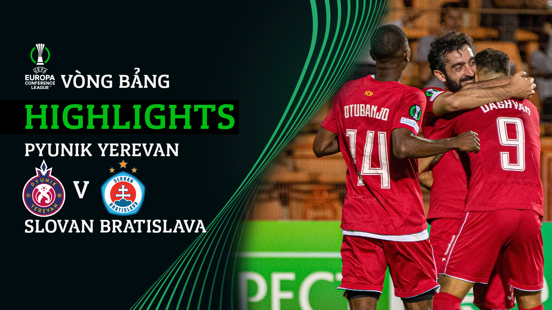 Pyunik Yerevan - Slovan Bratislava Highlights - Conference League